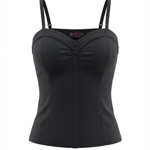 Royal Bones Black Corset Top XL